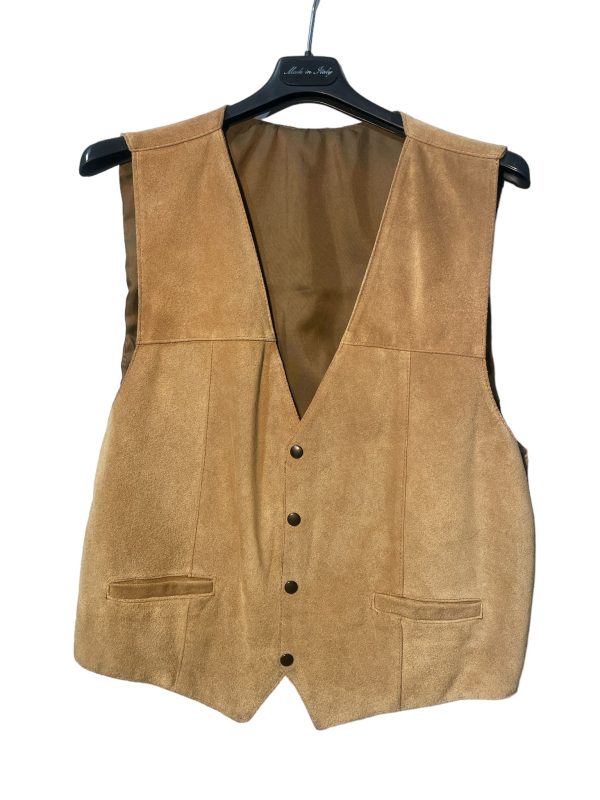 Real leather gilet tgM