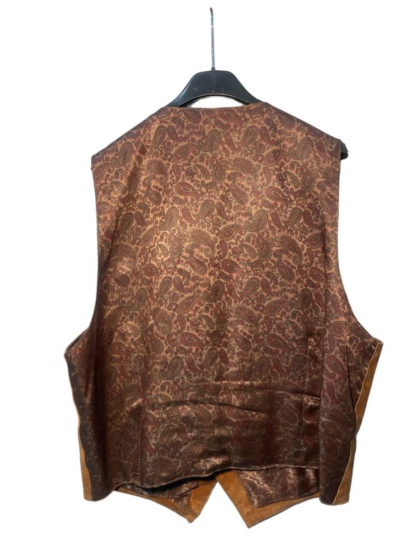 Real leather gilet sartoriale tgL - immagine 3