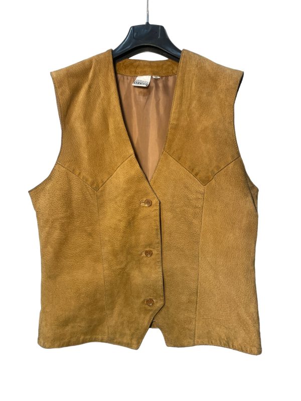 Andrea Marè real leather gilet tgM