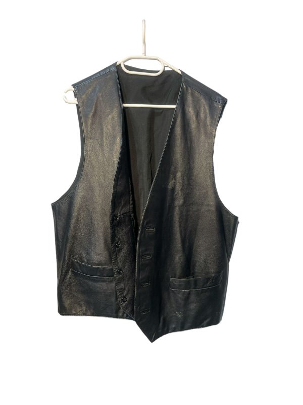 Real leather gilet - immagine 2