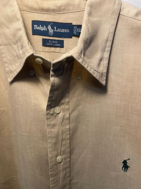 Ralph Lauren camicia lino vintage tg XL - immagine 2