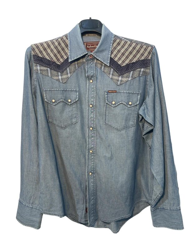 Malboro vintage camicia denim tg M