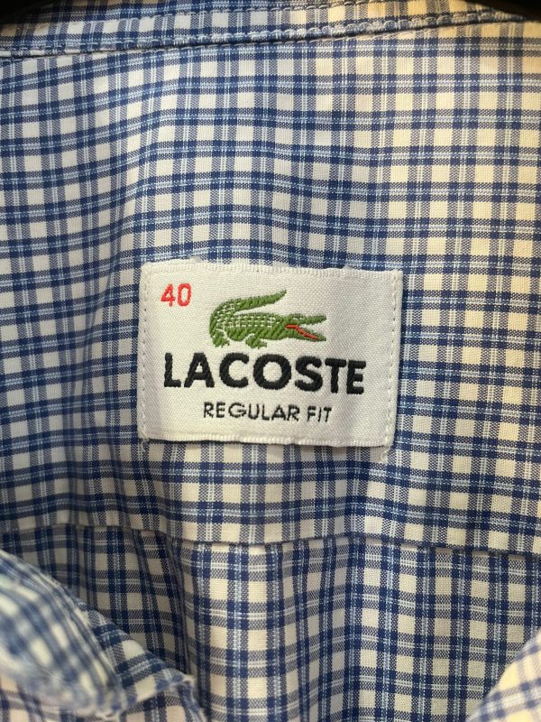 Lacoste camicia a quadri tg 40 - immagine 2