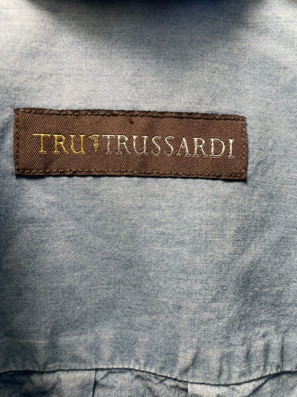 Trussardi camicia in denim tg M - immagine 2