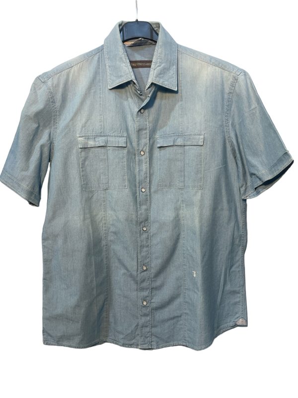 Trussardi camicia in denim tg M