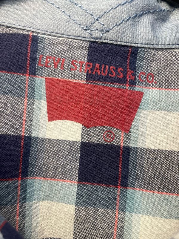 Levi’s Strauss camicia a quadri tg L - immagine 2