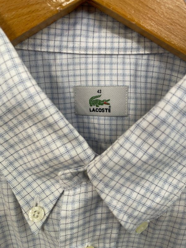 Lacoste camicia a righe tg 43 - immagine 2