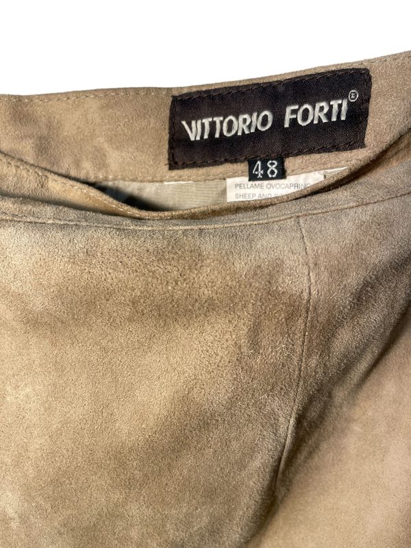 Vittorio Forti real leather skirt tg 48 - immagine 2