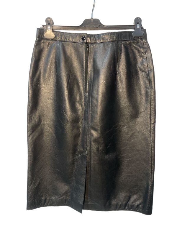 Real leather 90's skirt tg 48 - immagine 3